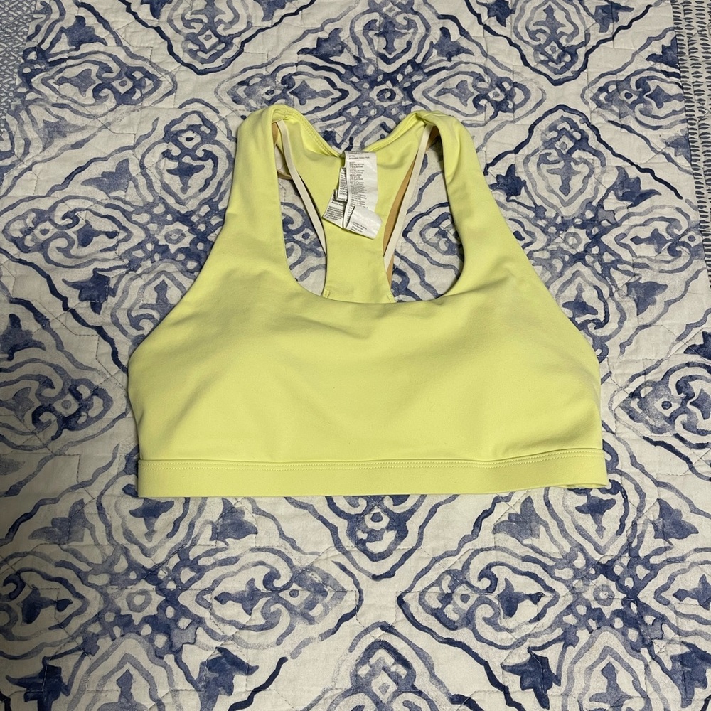 Fabletics Kessler Bra Lemon Crème (M)